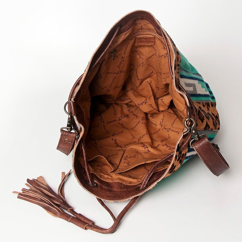 LC-ADBG574 Bucket Genuine Western Leather Women Bag Belle