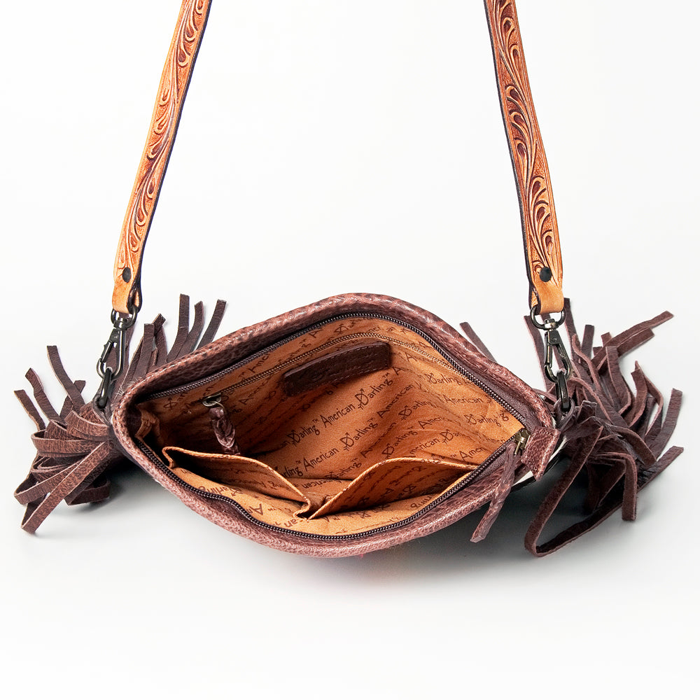 LC-ADBGZ599 Large Crossbody Saddle Blanket Genuine Western Leather Women Bag