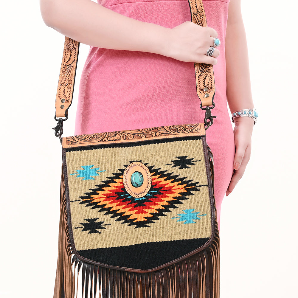 LC-ADBGZ612 Messenger Genuine Western Leather Women Bag