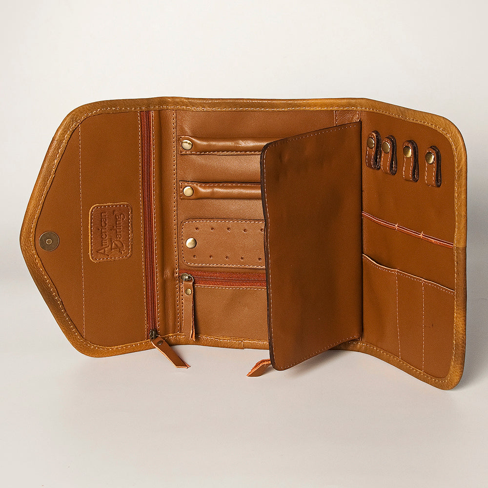 ADBGA250 American Darling Cowhide Leather Jewelry Case Western Storage