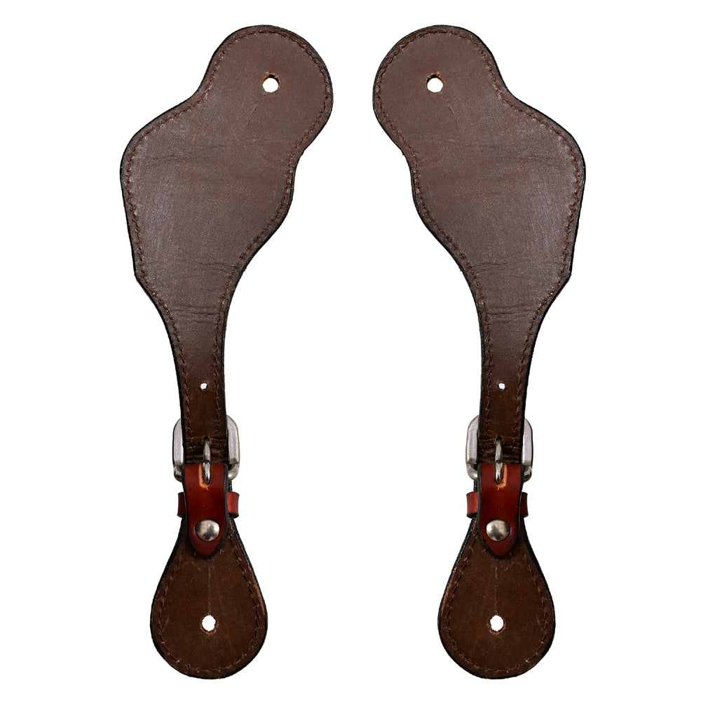 BER264-Western American Leather Spur Strap