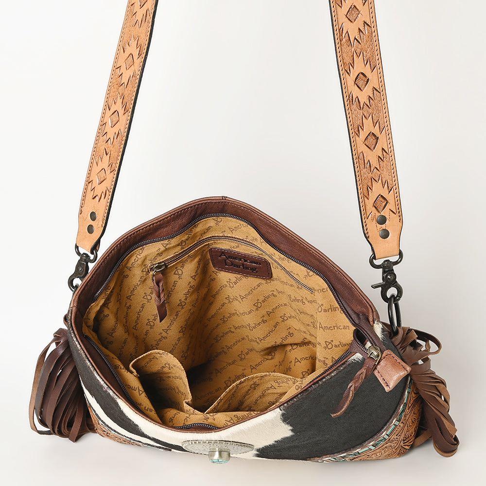 LC-ADBGZ623 Messenger Hair-On Genuine Western Leather Women Bag