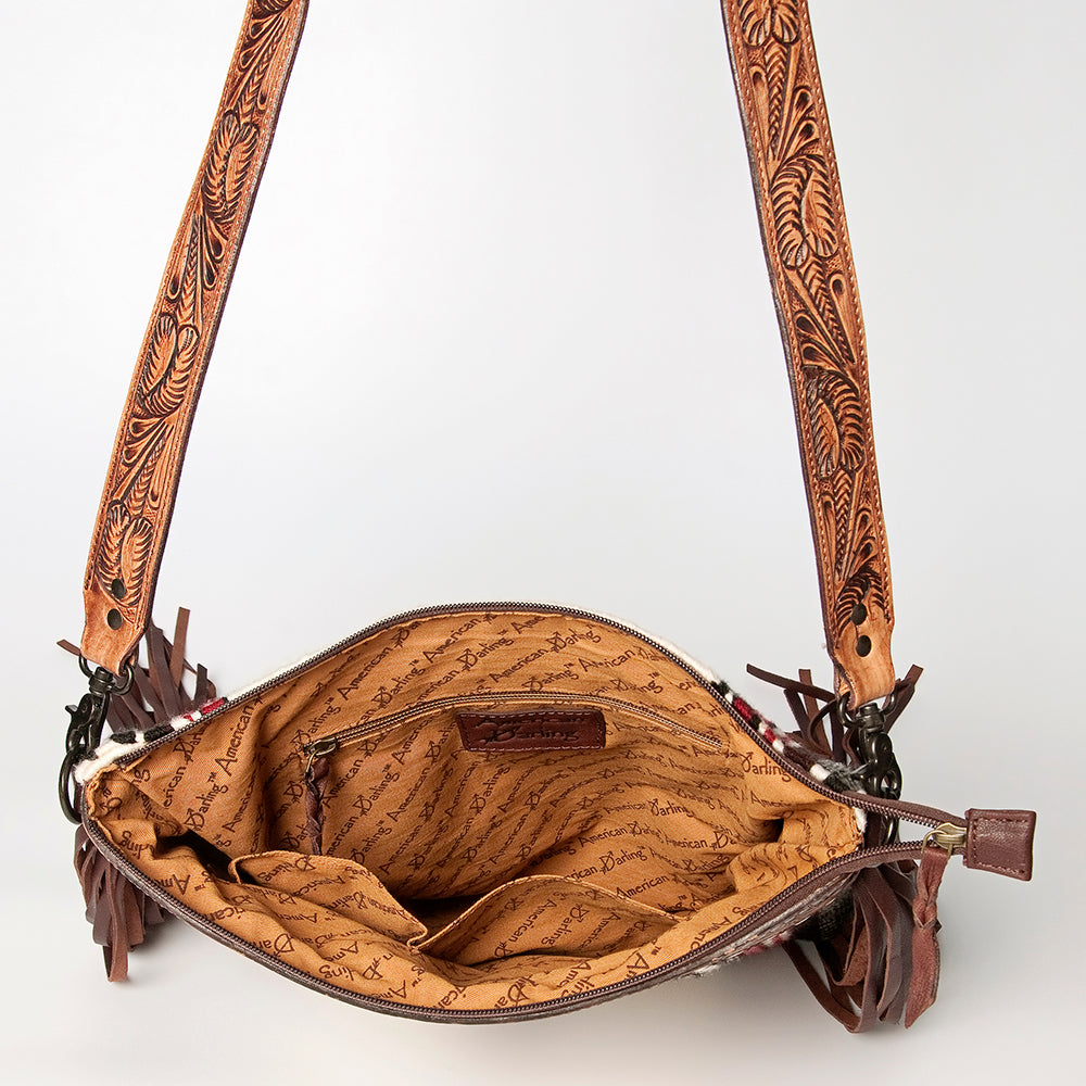 LC-ADBGZ238B Crossbody Genuine Western Leather Women Bag