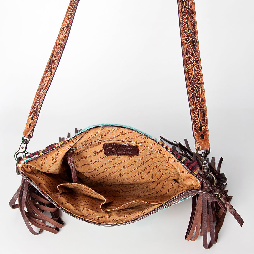 LC-ADBGZ236B Crossbody Genuine Western Leather Women Bag