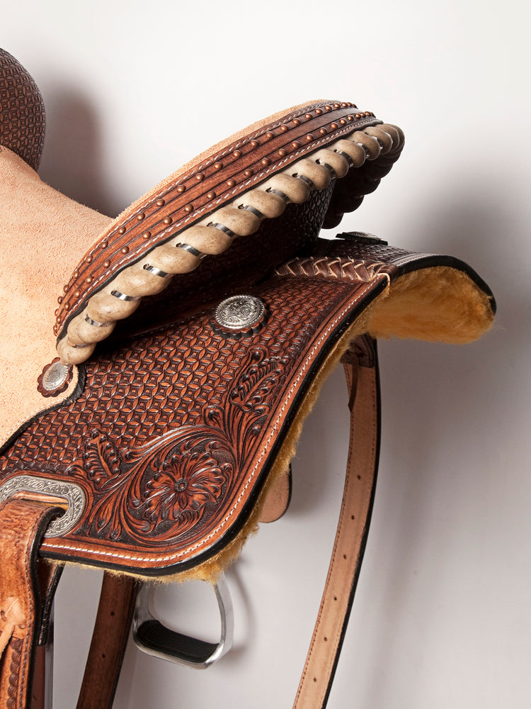 BER252-Western Leather Headstall