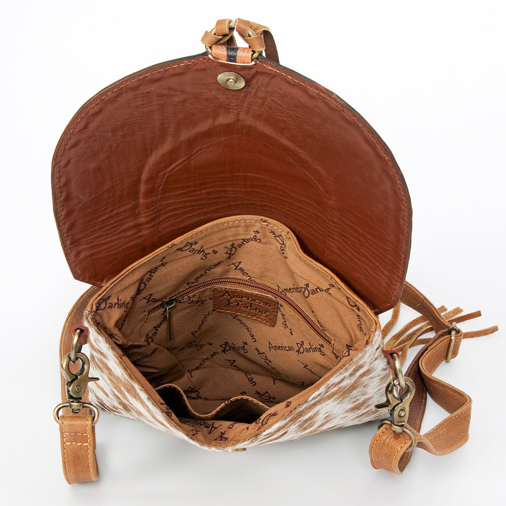 ADBGK134 Messenger Genuine Western Leather Women Bag Freda