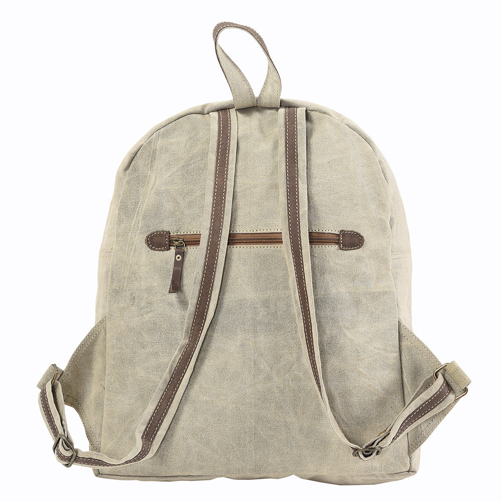 KB138 Backpack Upcycled Canvas Ladies Bag
