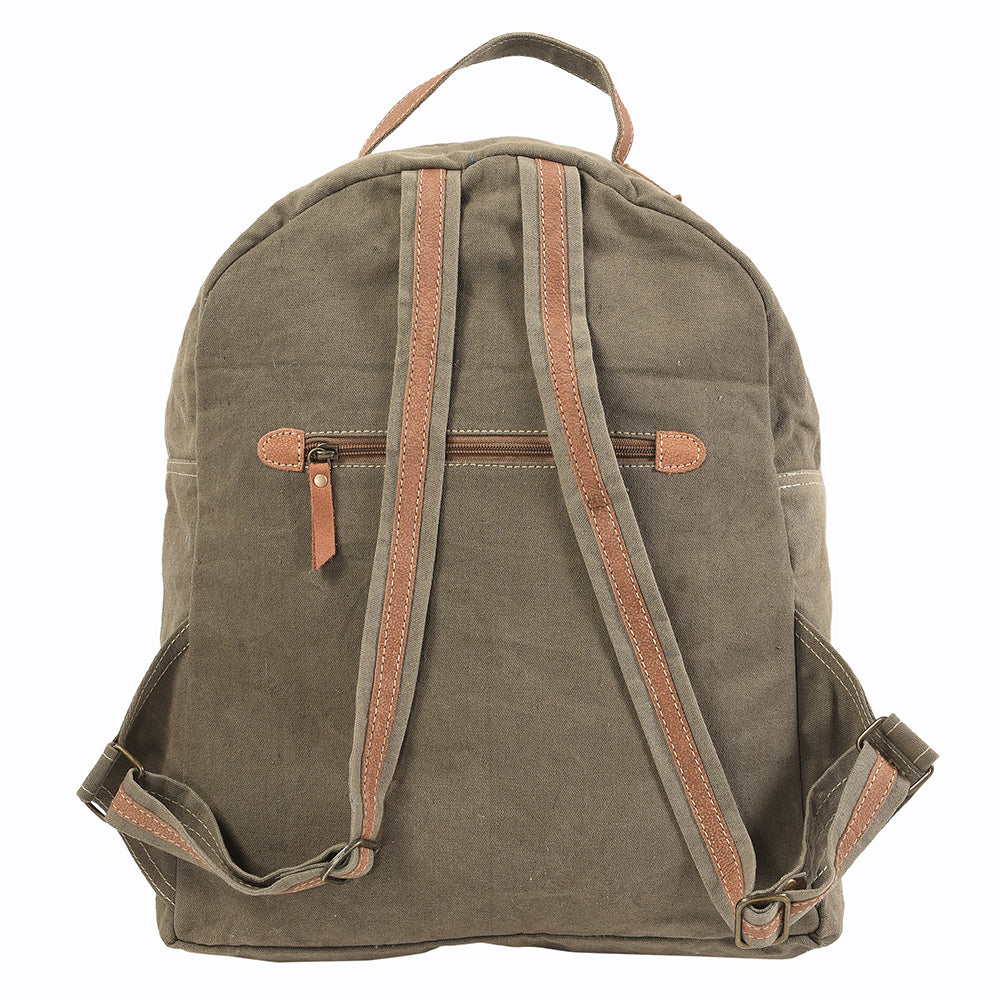 LC-KB140 Backpack Upcycled Canvas Ladies Bag