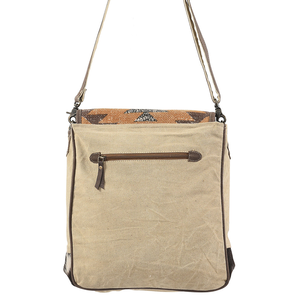 LC-KB172 Messenger Upcycled Canvas Ladies Bag