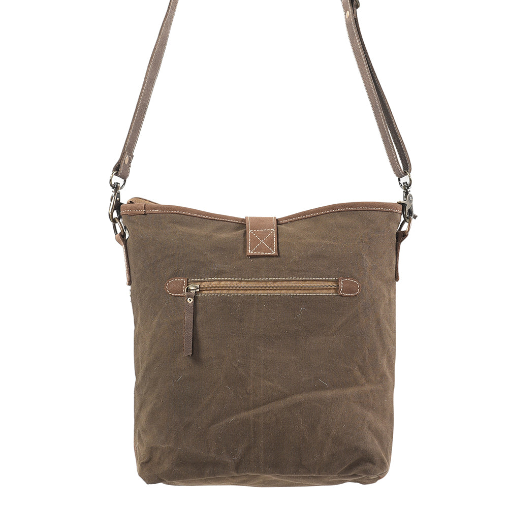 KB200 Large Crossbody Upcycled Canvas Ladies Bag