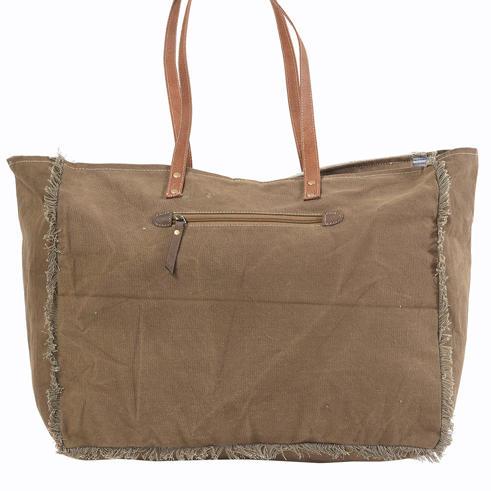LC-KB229 Weekender Upcycled Canvas Ladies Bag