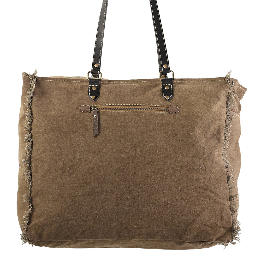 LC-KB233 Weekender Upcycled Canvas Ladies Bag