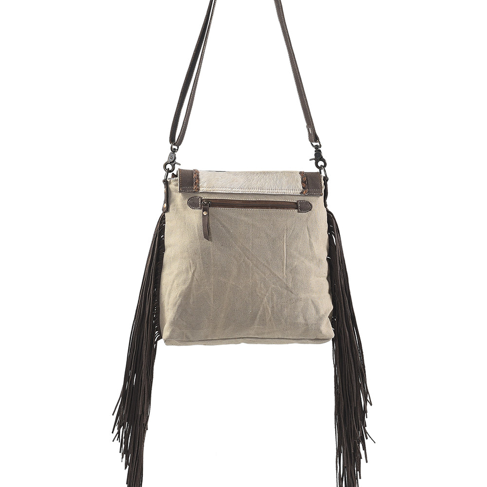 LC-KB257 Messenger Upcycled Canvas Ladies Bag