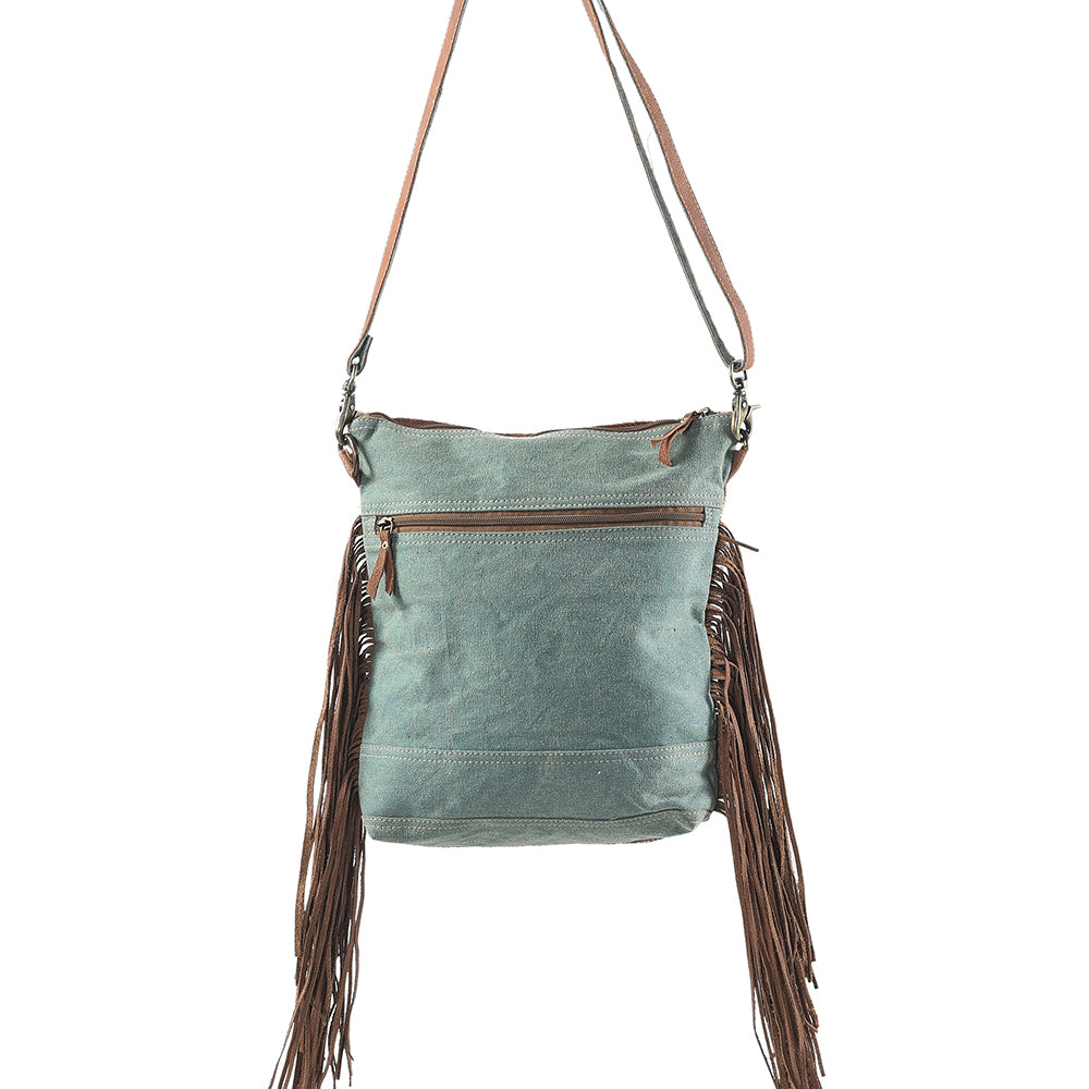 LC-KB259 Crossbody Upcycled Canvas Ladies Bag