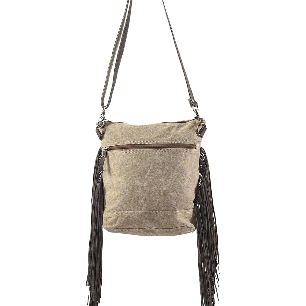 LC-KB260 Crossbody Upcycled Canvas Ladies Bag