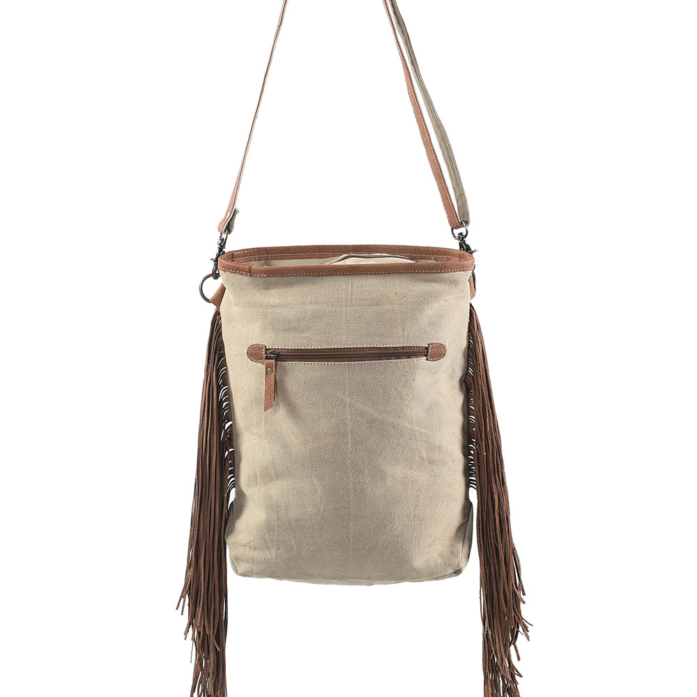 LC-KB266 Large Crossbody Upcycled Canvas Ladies Bag
