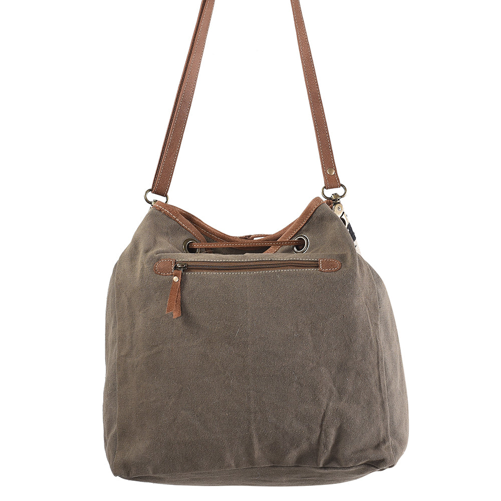 LC-KB271 Bucket Upcycled Canvas Ladies Bag