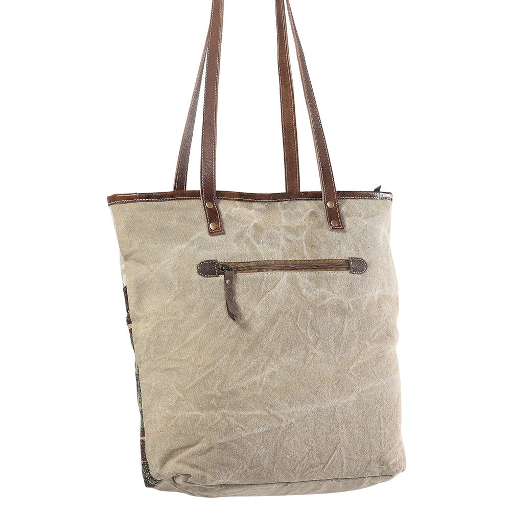 LC-KB283 Tote Upcycled Canvas Ladies Bag