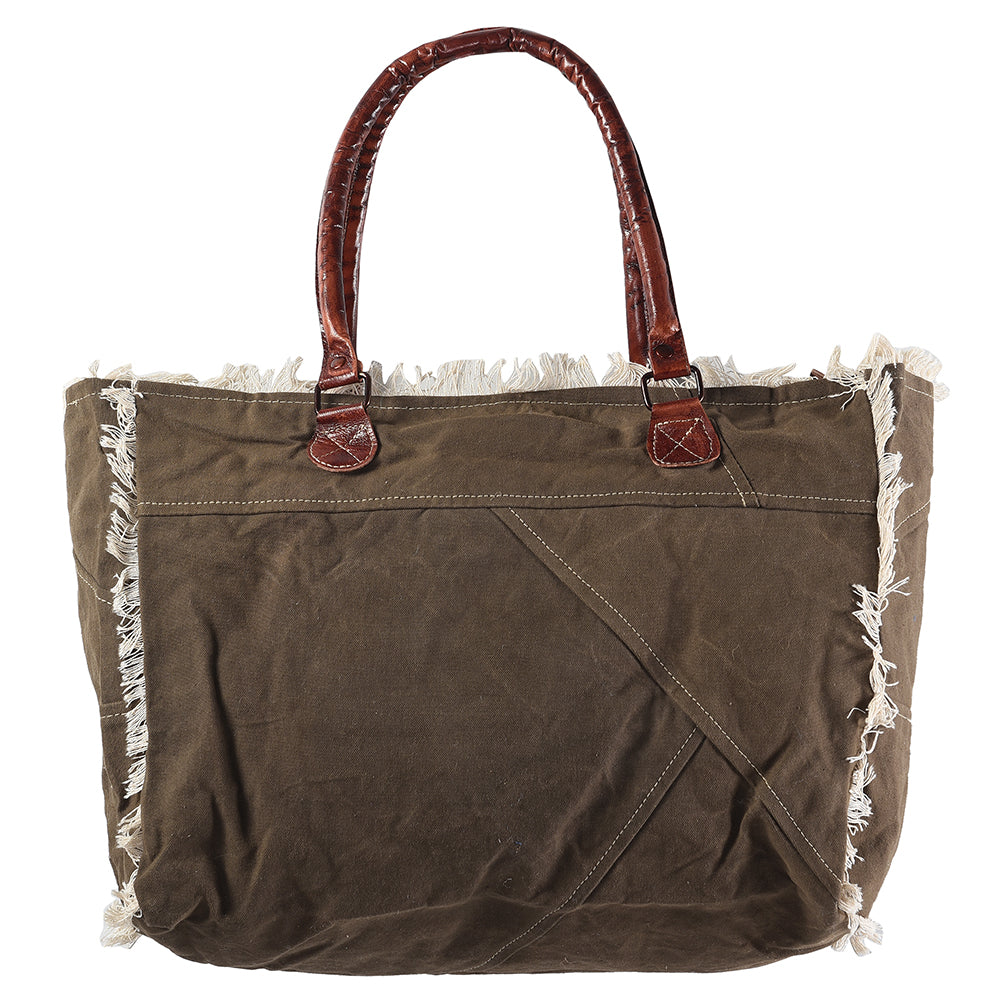 LC-KB333 Weekender Upcycled Canvas Ladies Bag