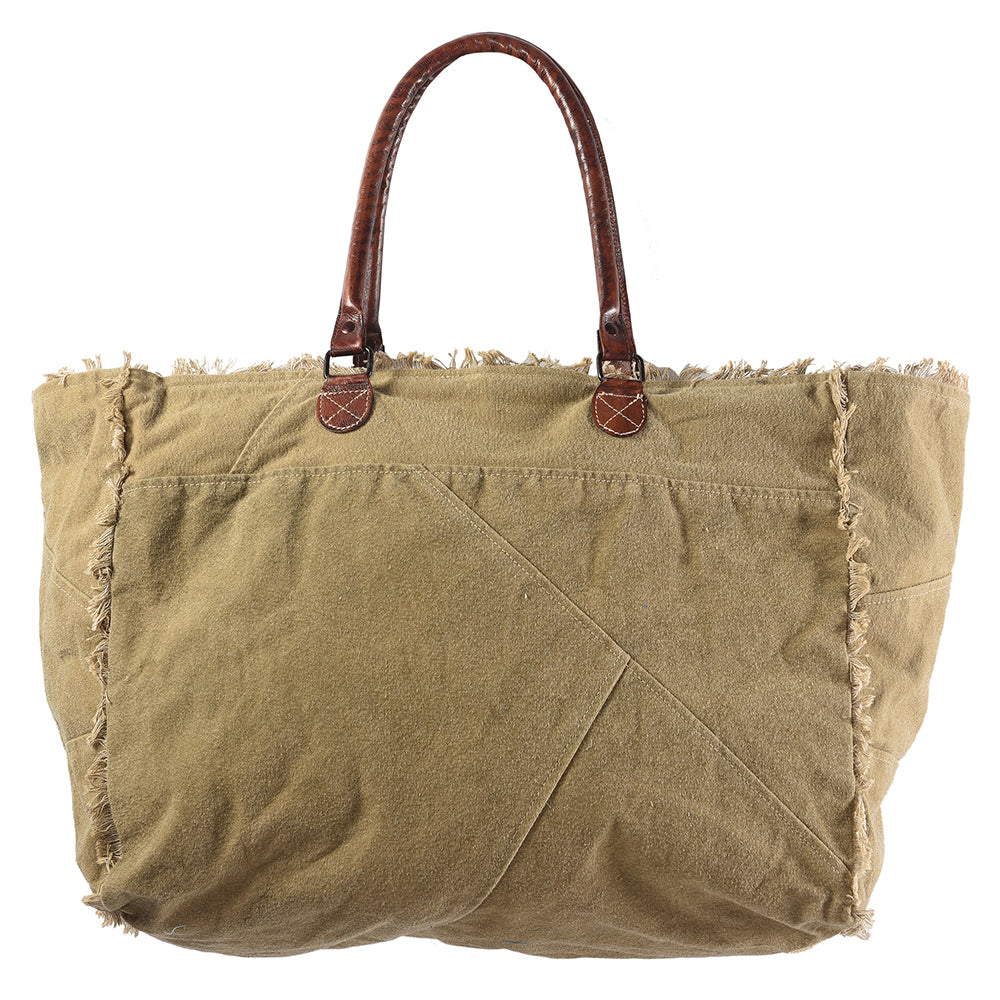 LC-KB334 Weekender Upcycled Canvas Ladies Bag