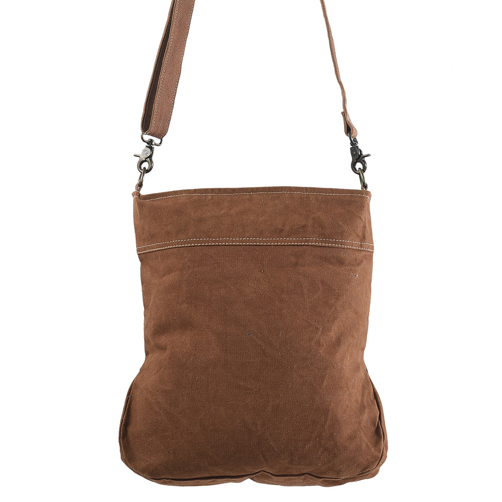 LC-KB321 Large Crossbody Upcycled Canvas Ladies Bag