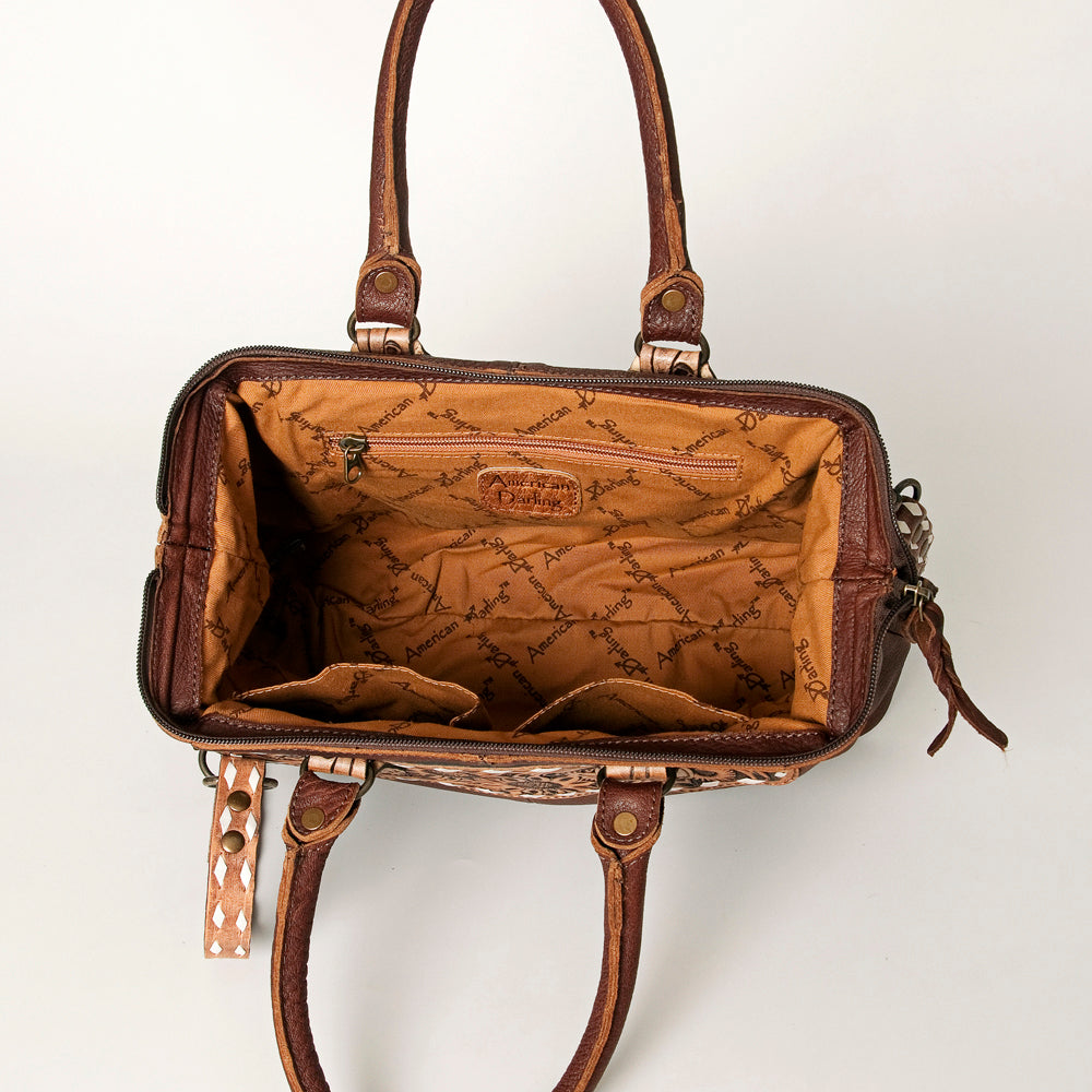 ADBG922 Tote Hand Tooled Genuine Leather Women Bag Western Handbag Purse