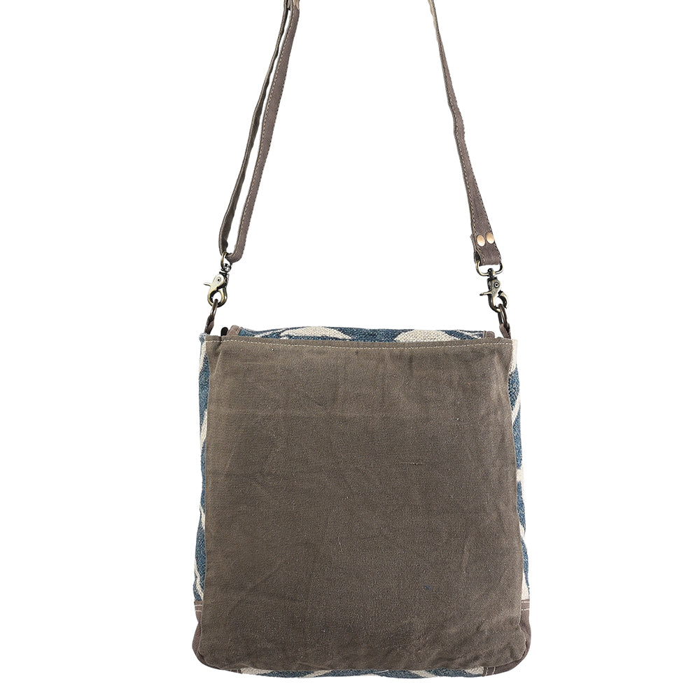 LC-KB310 Messenger Upcycled Canvas Ladies Bag