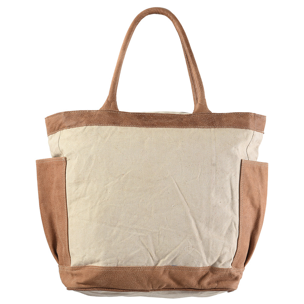 LC-KB312 Tote Upcycled Canvas Ladies Bag