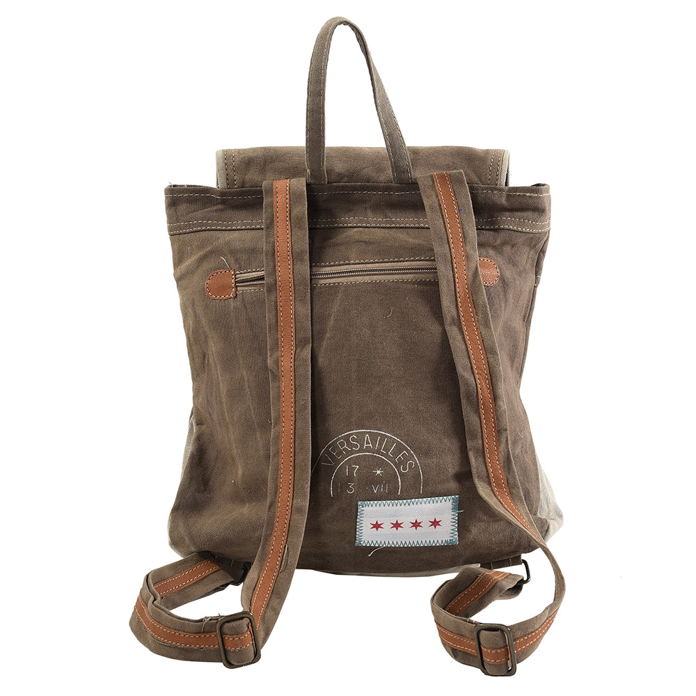 LC-KB318 Backpack Upcycled Canvas Ladies Bag