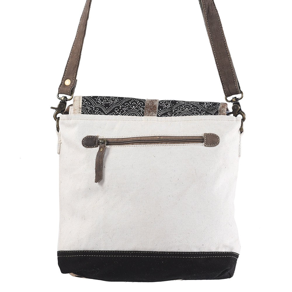 LC-KB323 Messenger Upcycled Canvas Ladies Bag