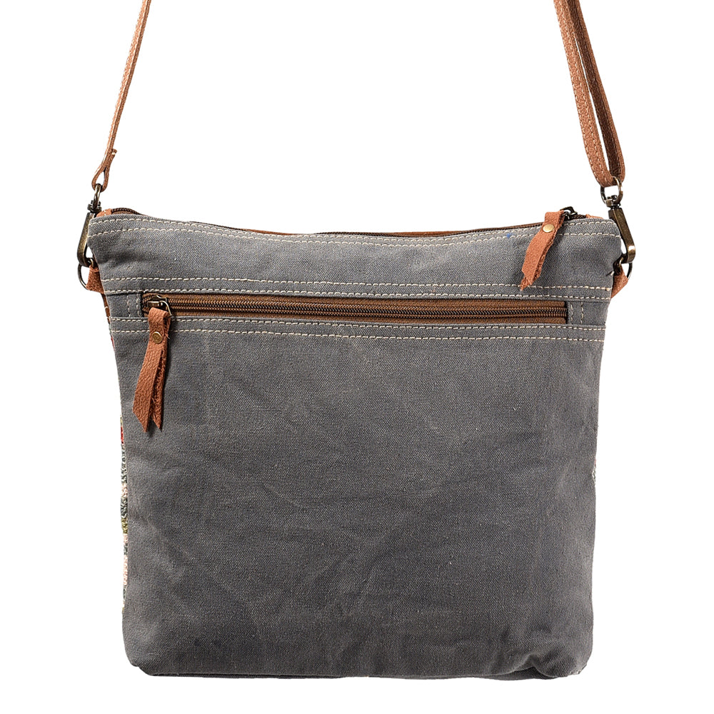 LC-KB358 Crossbody Upcycled Canvas Ladies Bag