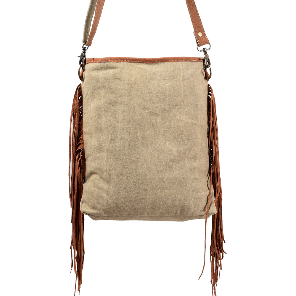 LC-KB361 Large Crossbody Upcycled Canvas Ladies Bag