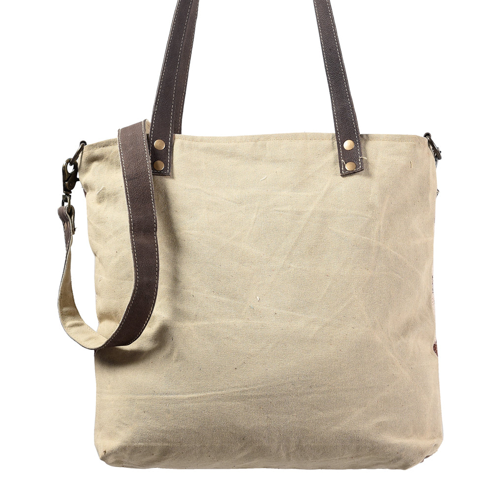 LC-KB369 Tote Upcycled Canvas Ladies Bag