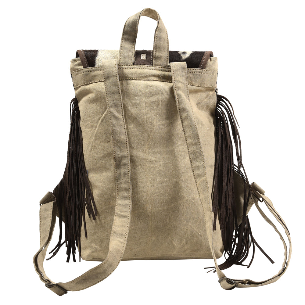 LC-KB378 Backpack Upcycled Canvas Ladies Bag