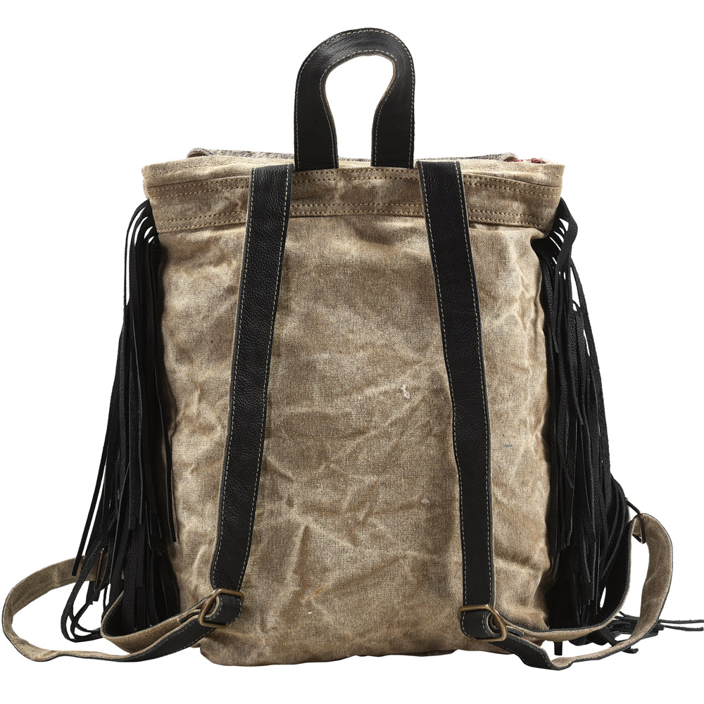 LC-KB388 Backpack Upcycled Canvas Ladies Bag