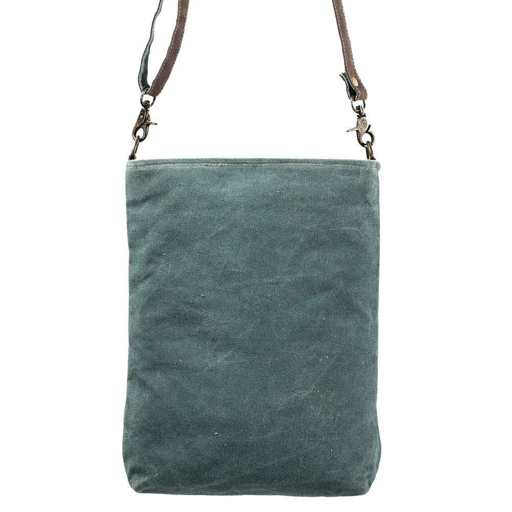 LC-KB389 Large Crossbody Upcycled Canvas Ladies Bag