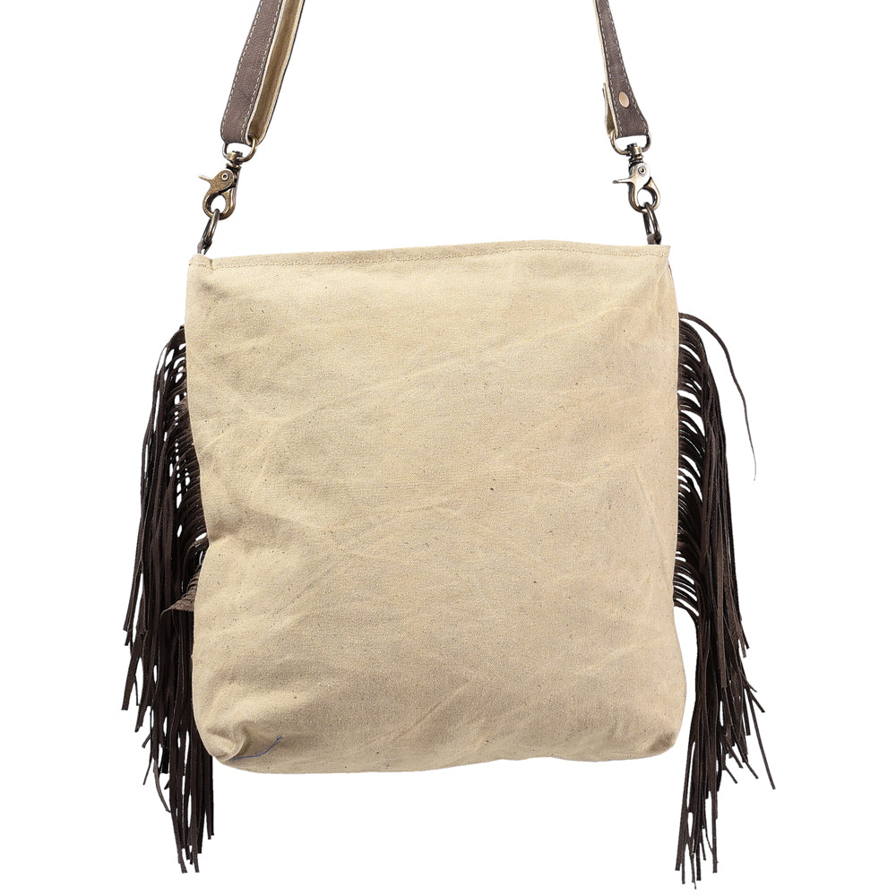 LC-KB390 Large Crossbody Upcycled Canvas Ladies Bag