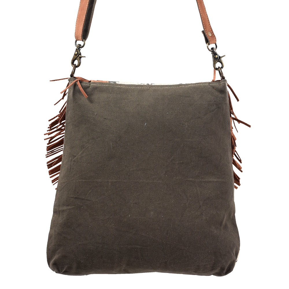 LC-KB397 Messenger Upcycled Canvas Ladies Bag