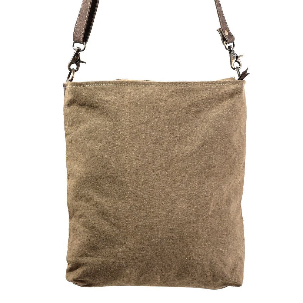 LC-KB400 Large Crossbody Upcycled Canvas Ladies Bag