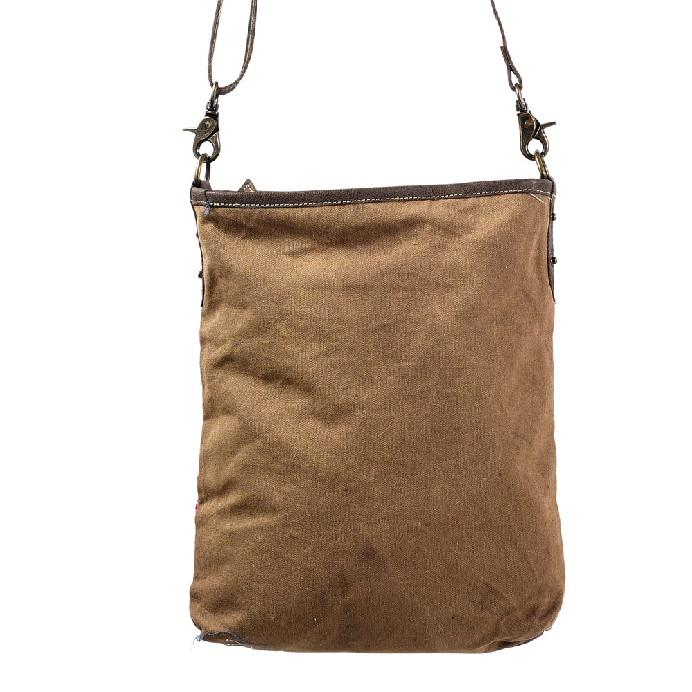 LC-KB403 Large Crossbody Upcycled Canvas Ladies Bag