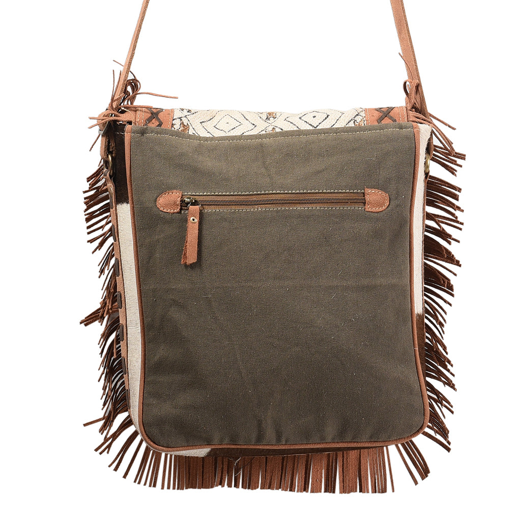 LC-KB405 Messenger Upcycled Canvas Ladies Bag