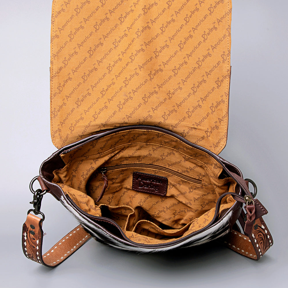 LC-ADBGZ289B Messenger Genuine Western Leather Women Bag