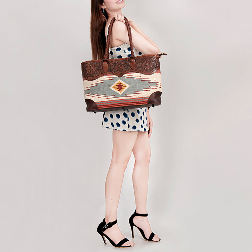 LC-ADBGZ649 Tote Genuine Western Leather Women Bag