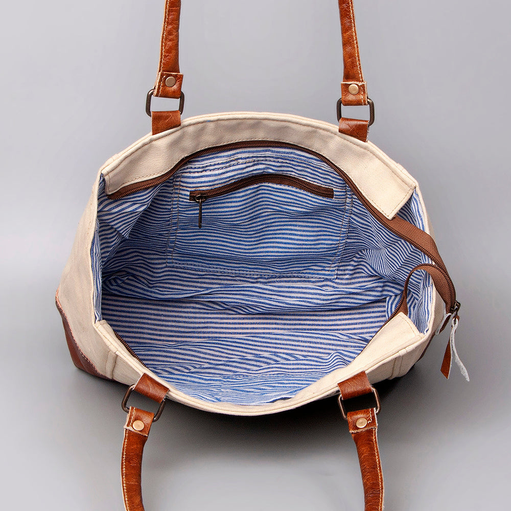 LC-KB460 Weekender Upcycled Canvas Ladies Bag