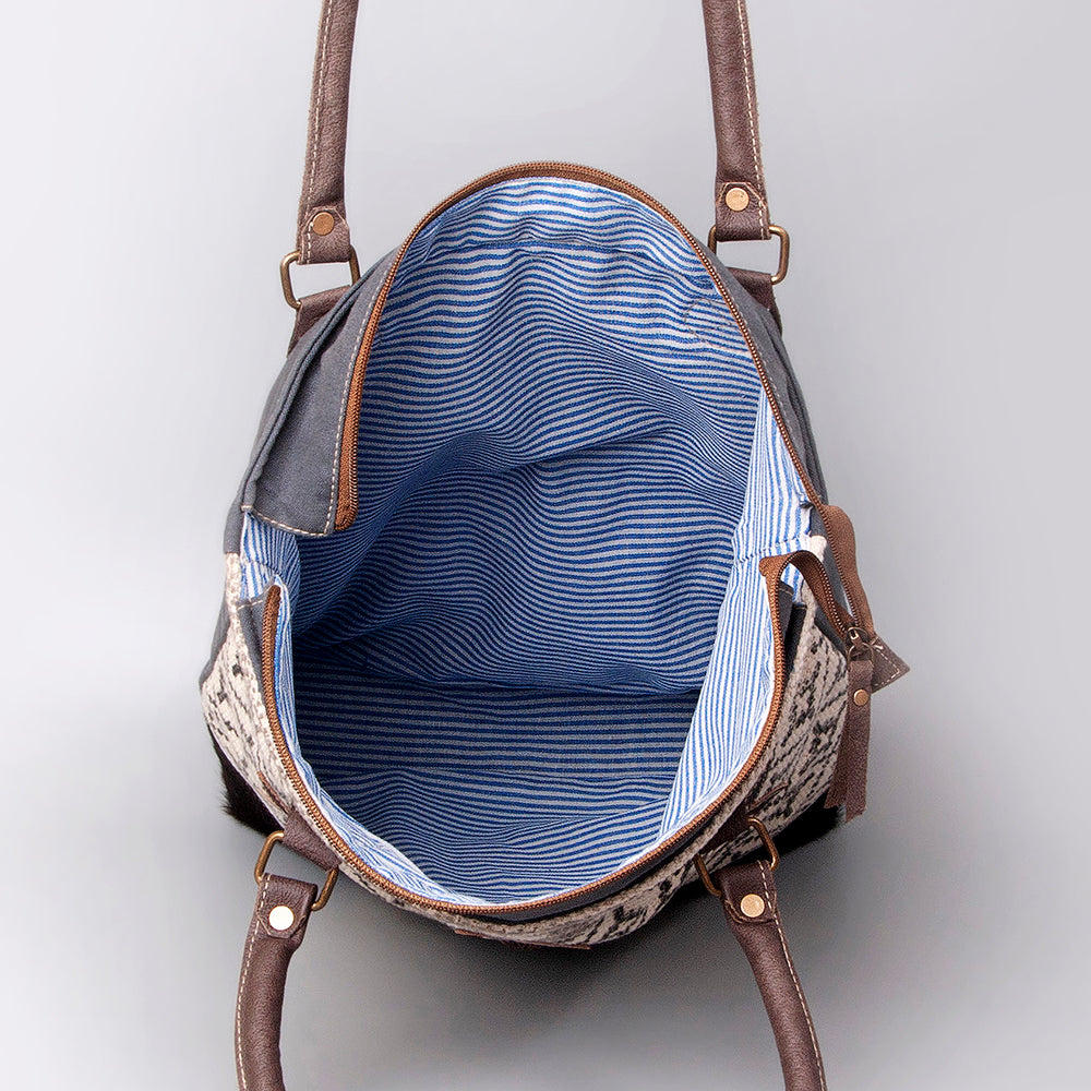 LC-KB481 Tote Upcycled Canvas Ladies Bag