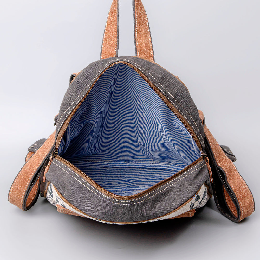 LC-KB500 Backpack Upcycled Canvas Ladies Bag