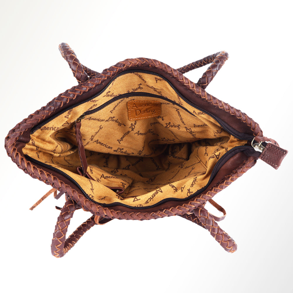 LC-ADBGM264 Tote Hair On Genuine Western Leather Women Bag