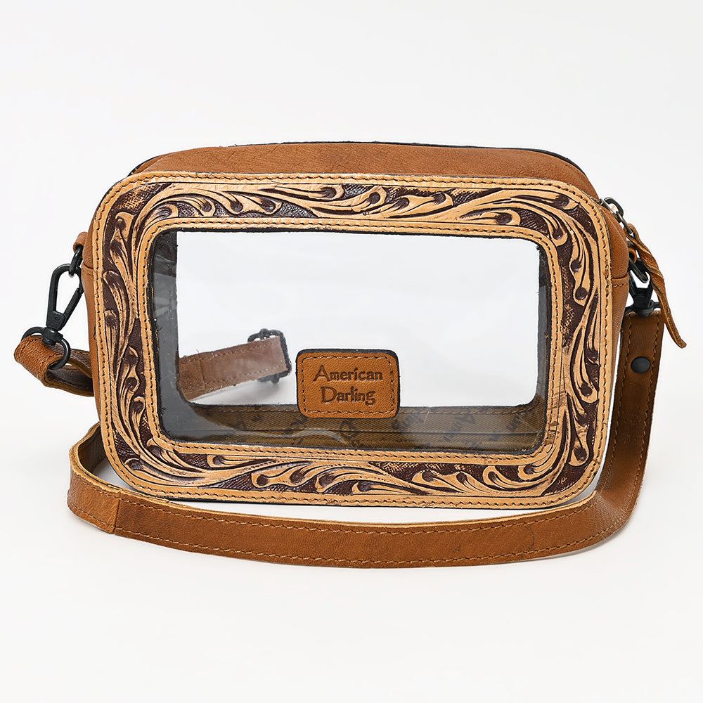 ADBGZ724 Clear Bag Genuine Western Leather Women Bag