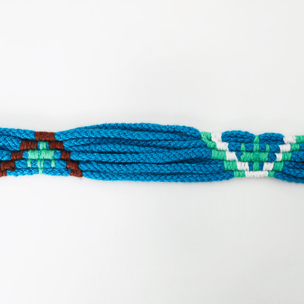 LC-ADWSX102 Hand braided Wool strand Crossbody Handle Strap