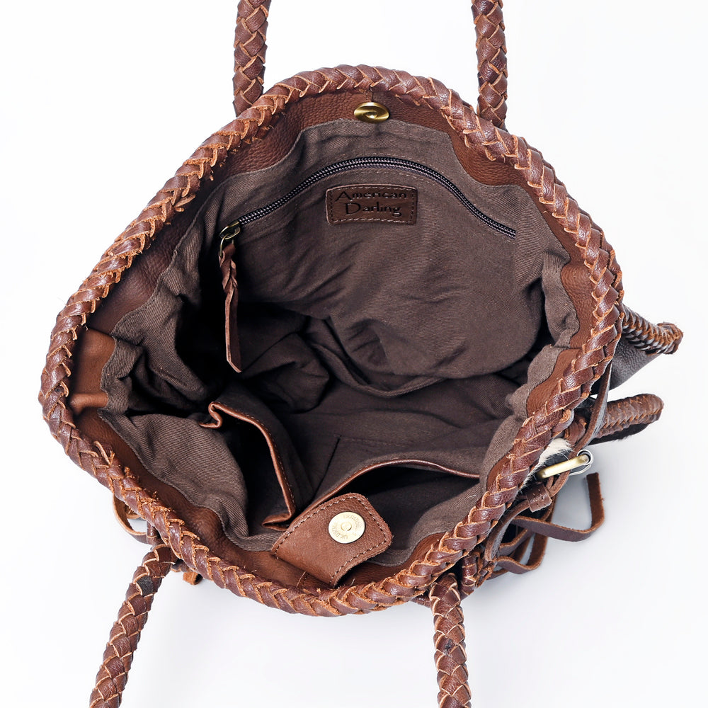 ADBGM259 Tote Hair on Genuine Western Leather Women Bag Jane